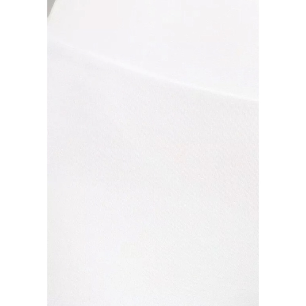 SOLD OUT White Ponte Stretch High Waist Bell Flared Pants - Picture 5 of 6